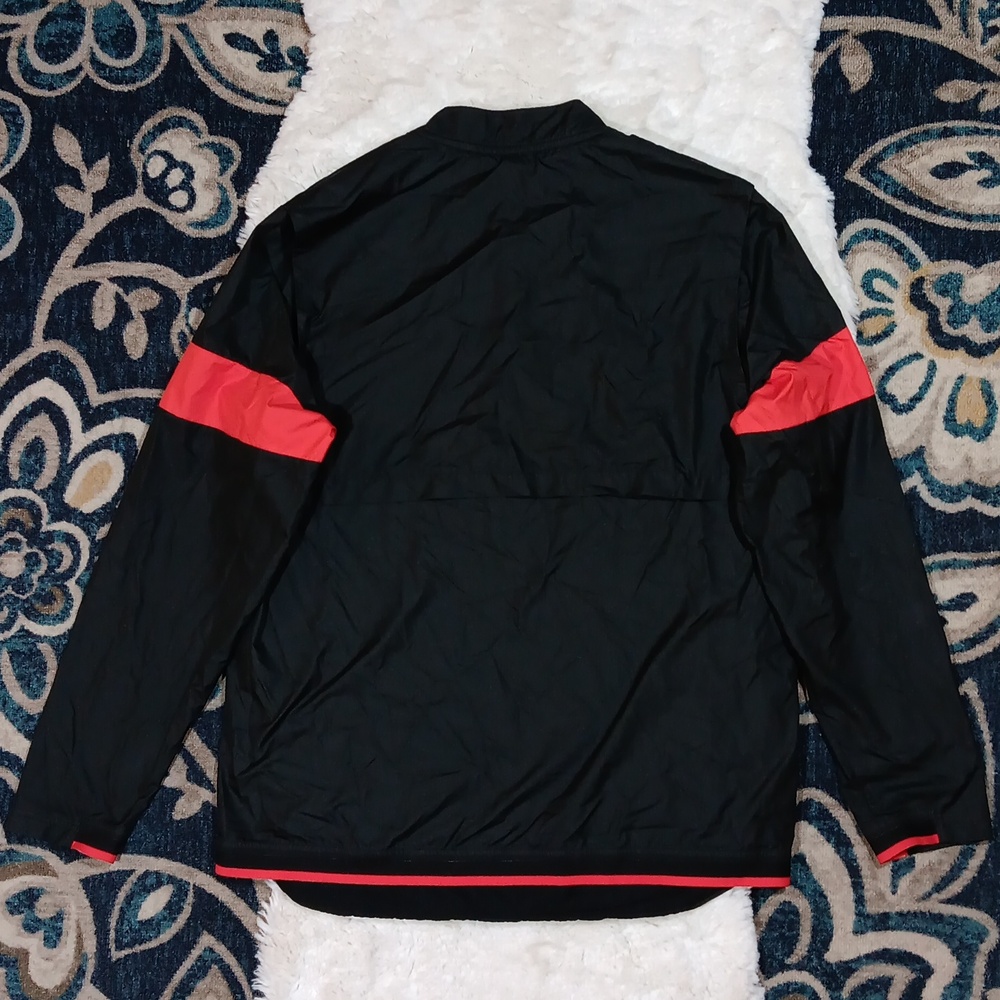 Nike athketic running windbreaker black 1/4 zip jacket mens sz large - Picture 6 of 8